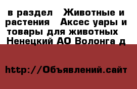  в раздел : Животные и растения » Аксесcуары и товары для животных . Ненецкий АО,Волонга д.